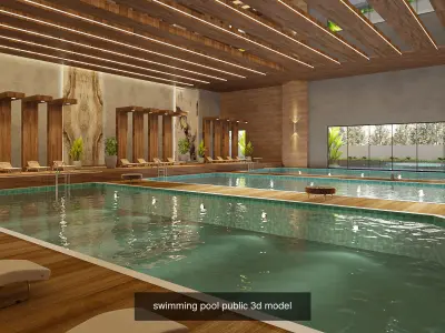 swimming pool collections 3D Model Pack