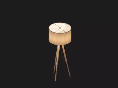 Modern Tripod Floor Lamp 3D model