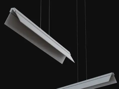 Tech Lighting Span Linear Suspension 3D model