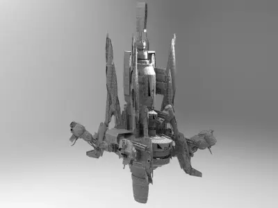 Sci-Fi Droid 3 3D model purchase