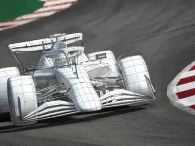  Formula 1 Season 2022 Mockup F1 Race Car Concept 