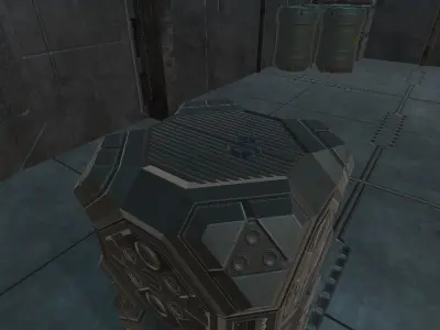 Low Poly Sci-Fi Bracelet Luke Low-poly 3D model