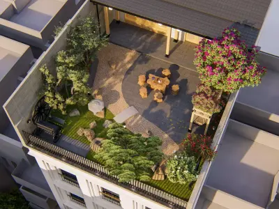 Japanese Garden 3D model