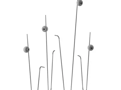 Pois lamps by Karman 3D model