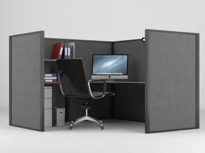 Office Cubicle 3D model