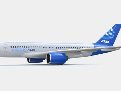  Detailed Hangar With Aircraft 