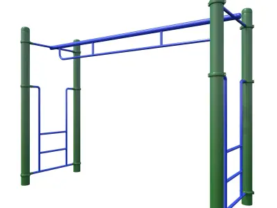 Monkey Bars-009 3D model