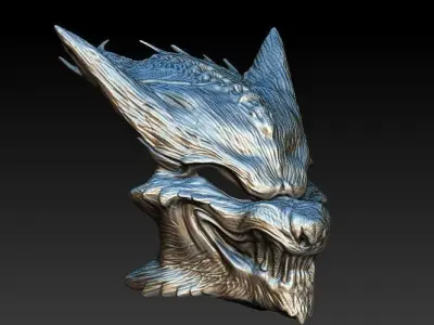 Alpha Predator bio mask  3D model