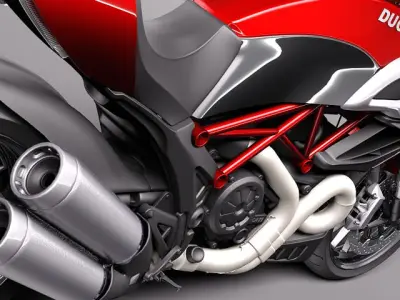 Ducati Diavel 2011 3D model