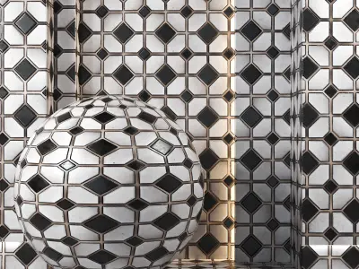 4K Mosaic Tiles Textures Set 01 - PBR Ready Texture