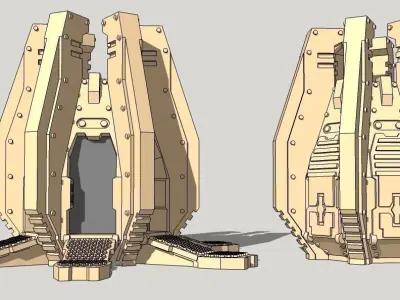 6mm and 8mm Orbital Drop Pods 3D print model
