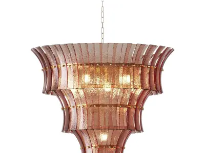Eichholtz Toscano Chandelier Smoke 3D model