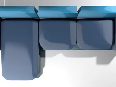 Sofa Set - Type 4 3D model