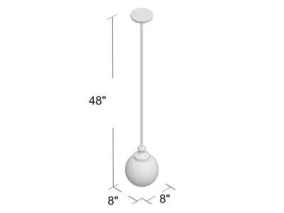 Delmar Light Pendant 3D model purchase
