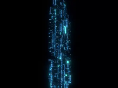 Sci fi Skyscrapers 3 3D model