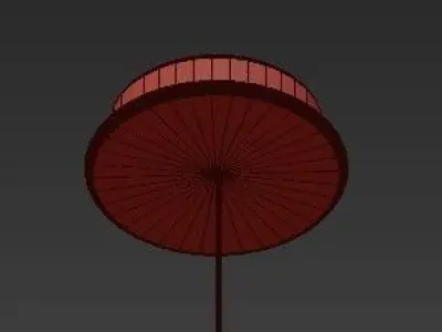 Lotus Chandelier Horizontal 3D model