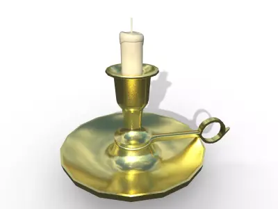 candle holder Low-poly 3D model