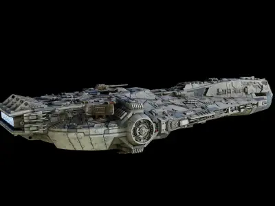 YT-1860 class - freighter  - Star Wars 3D model