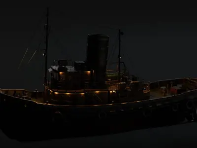  Old Tug Boat 
