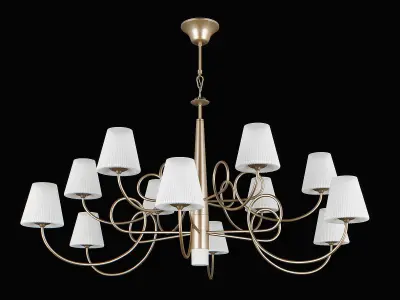 81433x Vortico Lightstar Chandelier 3D model