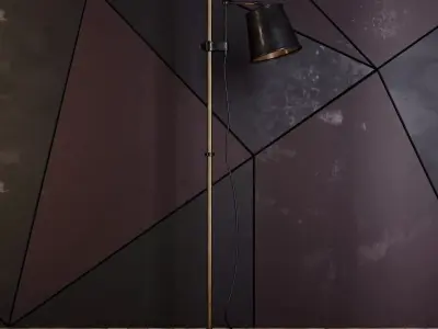Floor lamp 3D model 41