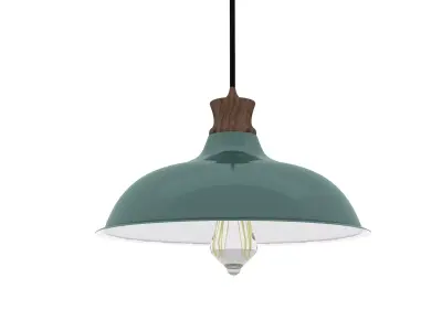rustic pendant light 3D model