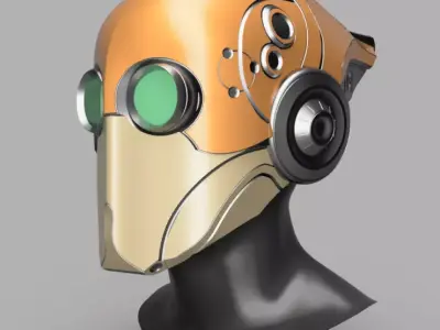 Sci Fi Space Helmet 3D print model