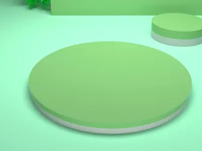 Minimalist product stand 3D model