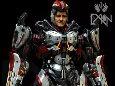 EX-04 Gaius 3D model