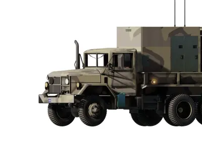Military truck M35 3D model