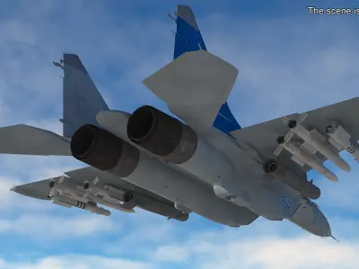  Russian Jet Fighter Mikoyan MiG 35 Aircraft Rigged 