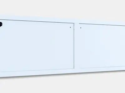 BESTA Shelf with doors Low-poly 3D model