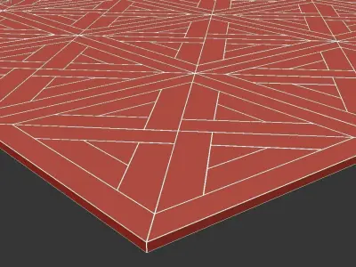 Modular Classic Parquet -  Sheir Oak 3D model