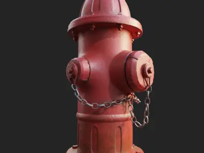 Hydrant fire 3D model purchase