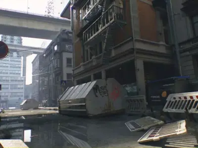Photoreal Urban City Street Scene and Assets Bundle 3D model