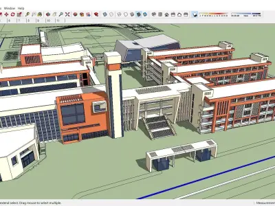 Sketchup School and University 139 3D model