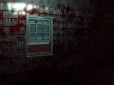 Modular interior horror design pack Low-poly 3D model