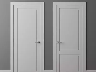 Doors Volkhovets Neo Classic 8001 8002 3D model
