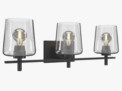 Calais Bath Vanity Wall Light Collection 3D Model Pack