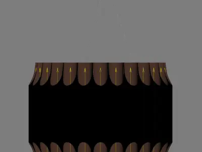 GALLIANO ROUND SUSPENSION LIGHT 3D model