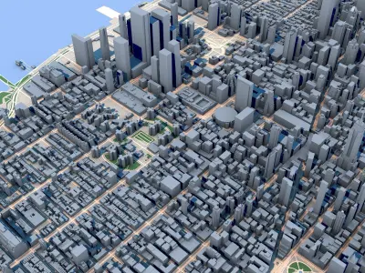 New York City USA 3D model
