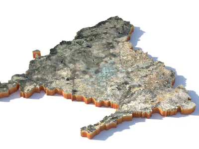 Madrid city Spain 3D model