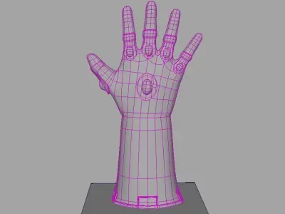 Infinity Gauntlet 3D model