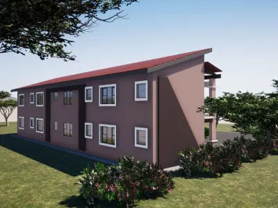 One Bedroom Flats 3D model