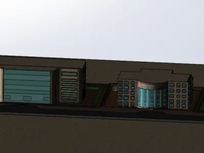 city hause 3D print model