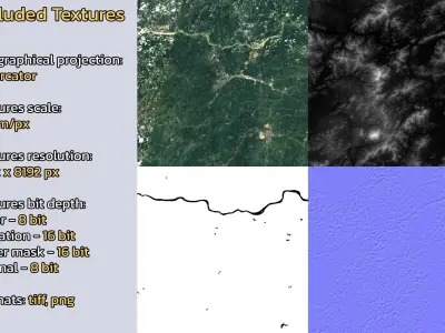 Yunfu China City Landscape 3D Model 3D model