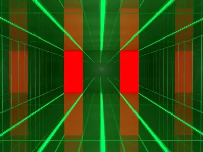 Sci Fi Corridor  Low-poly 3D model