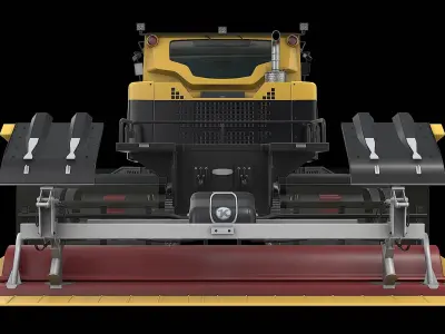  Snow Groomer PistenBully 100 - Yellow 