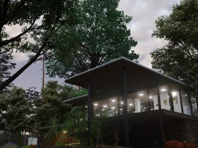 Modern Village House  3D model