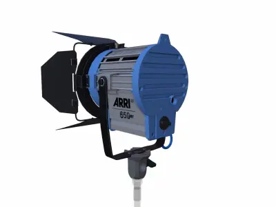 ARRI 650 Low-poly 3D model
